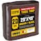 Core Tarps Heavy Duty Tarp, 25 ft x 45 ft, 20 Mil, Brown/Black, Polyethylene, Waterproof, Rip and Tear Proof CT-702-25X45 - alternate 1